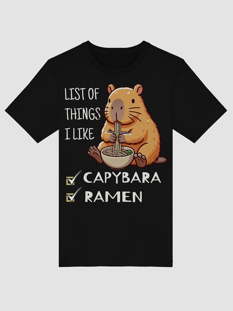 Capybara Ramen Lover T-Shirt product image (5)