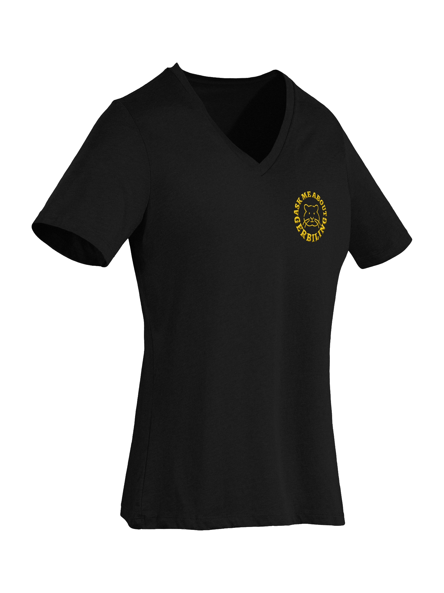 Ask me about Gerbiling T-shirt - V-neck product image (31)