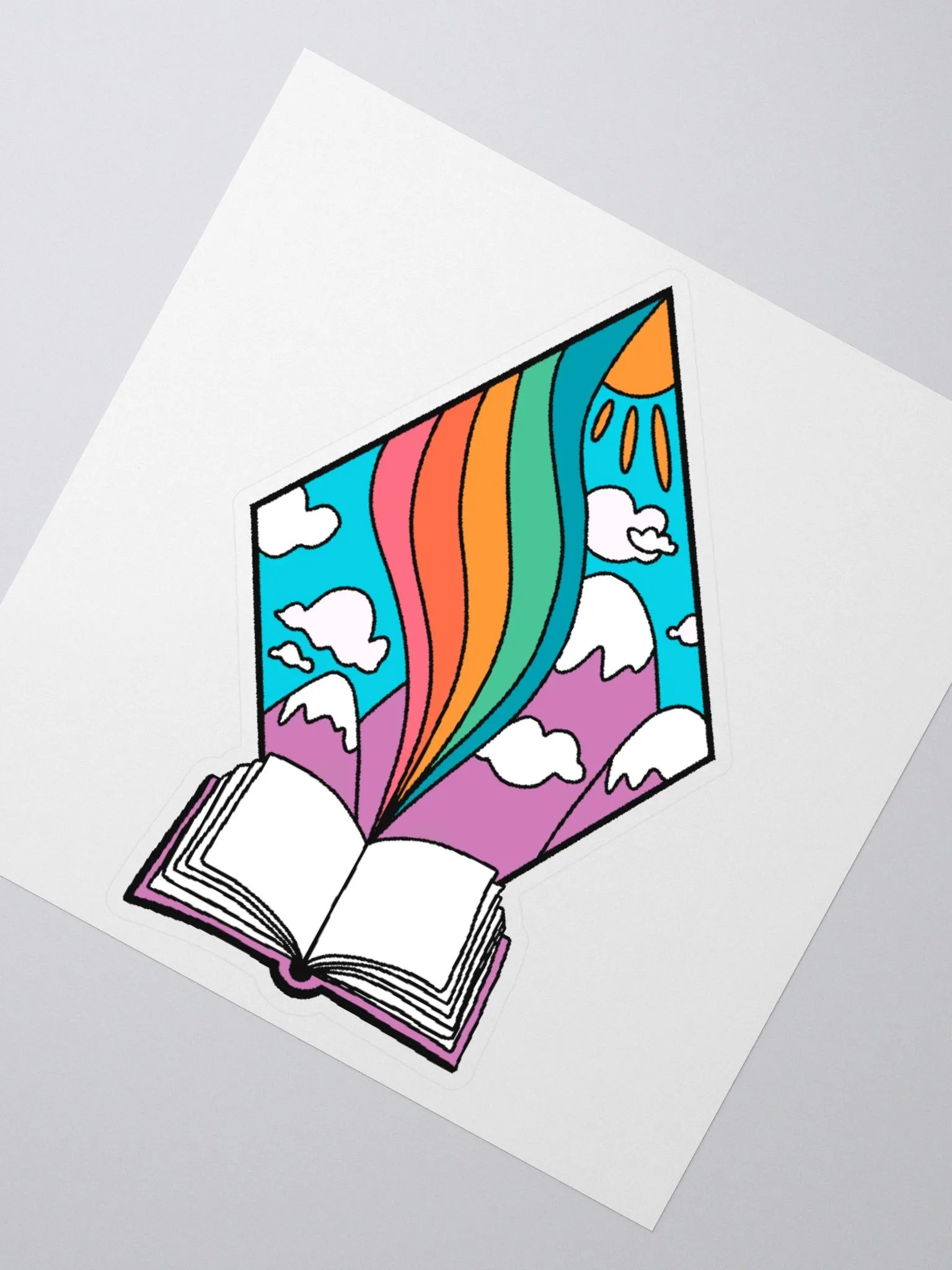 Books Open Your World Up Sticker product image (2)