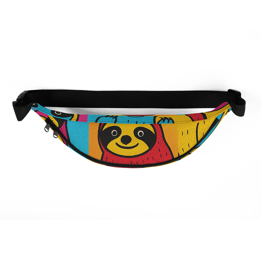 Modern Art Sloths Fanny Pack (Waist Bag) product image (5)