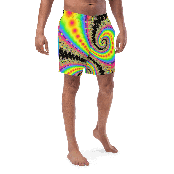 Fractal Swim Shorts - Pink Lemonade and Candy Twists product image (1)