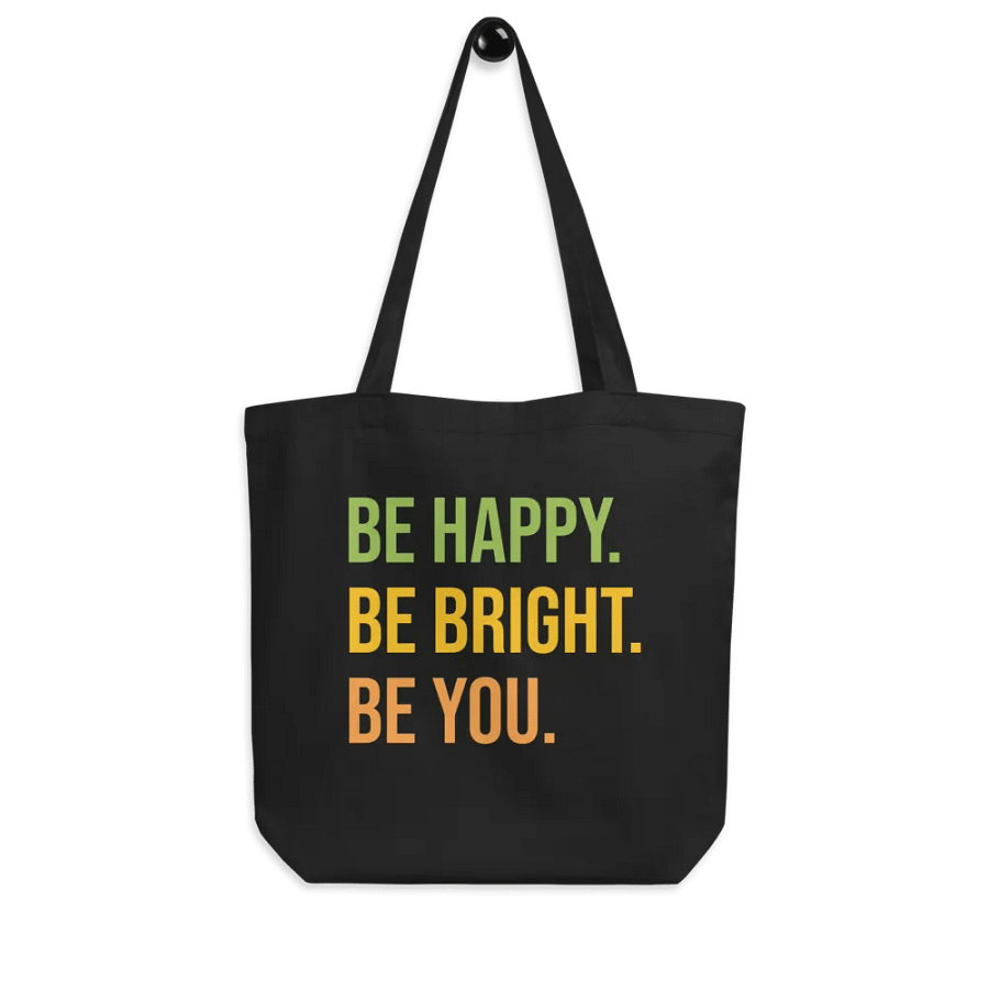 Life is a Song (Double-Sided) Black Tote product image (8)