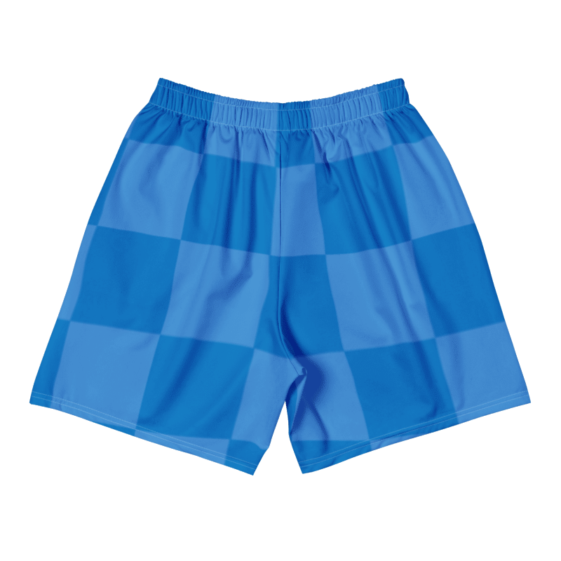 Checkered Athletic Shorts - Davis Blue product image (2)