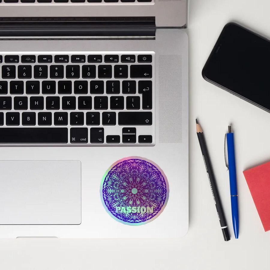 Passion Mandala Holographic Sticker Sheet product image (10)