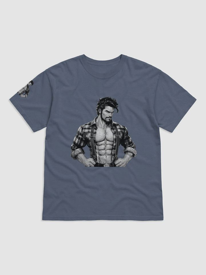 Brooding Lumberjack Hunk LGBTQ Gay Pride Color-In Graphic Design product image (1)