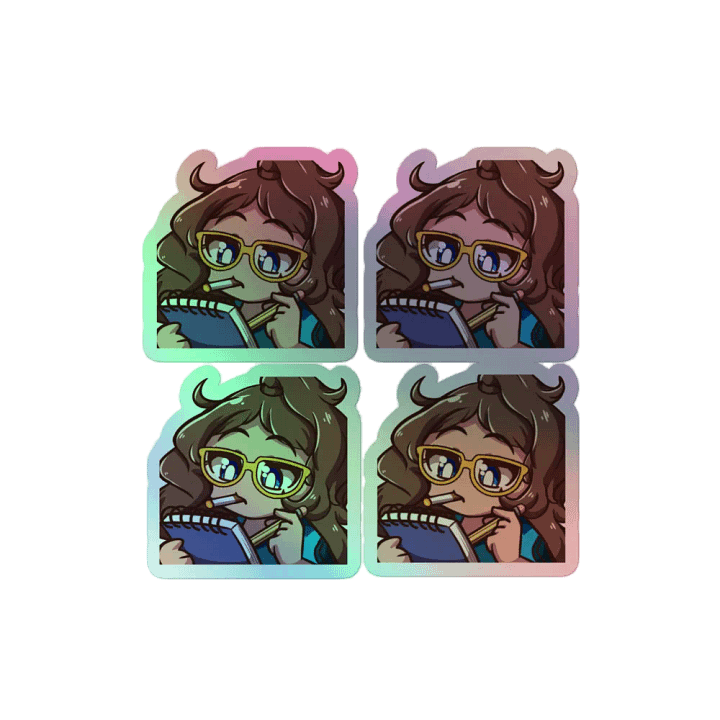 Shiny Poppy stickers! product image (2)