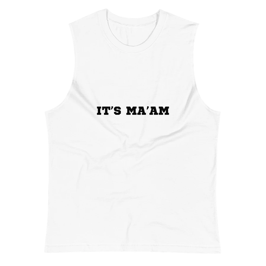 IT'S MA'AM UNISEX MUSCLE TEE product image (4)