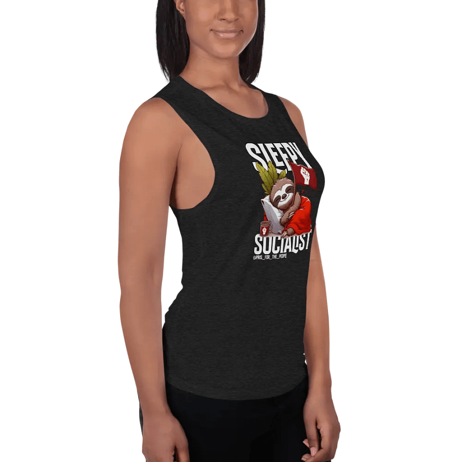 Pris- Sleepy Socialist Women's Flowy Muscle Tank product image (3)