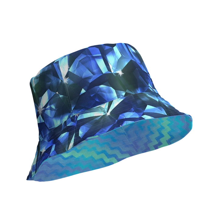 Blue Crystal Pattern Buckethat product image (1)