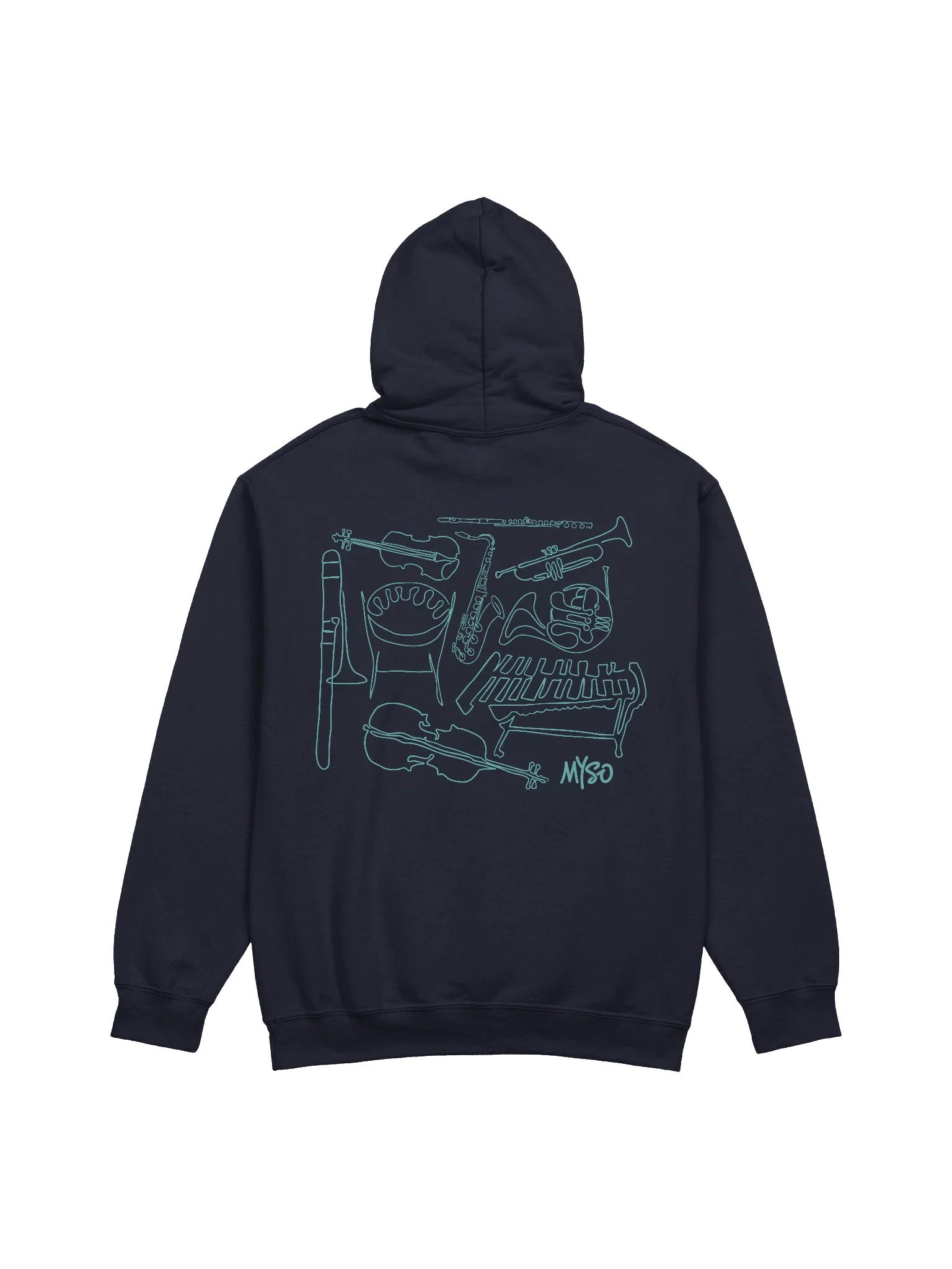 MYSO Navy Instrument Hoodie product image (2)