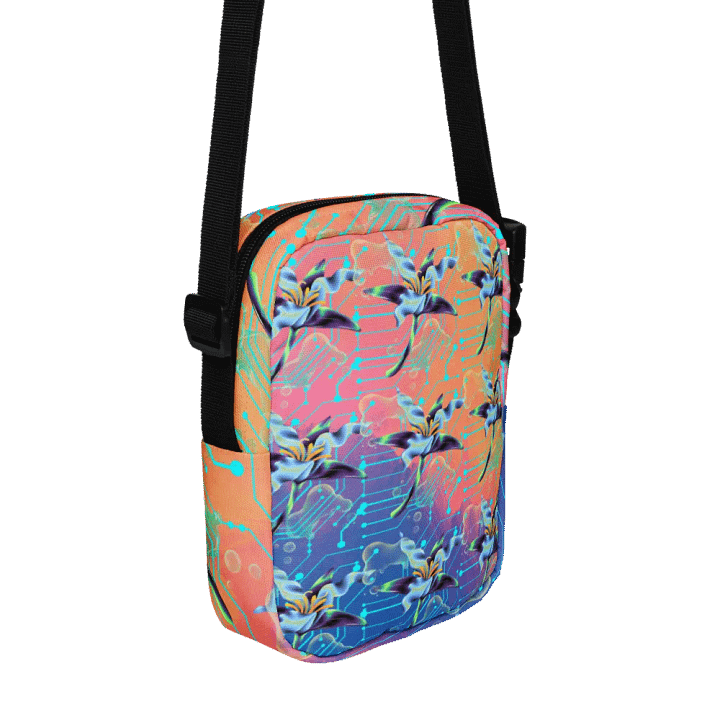 metverse-Floral Fusion Crossbody Bag for stylish tech ladies and friends product image (2)