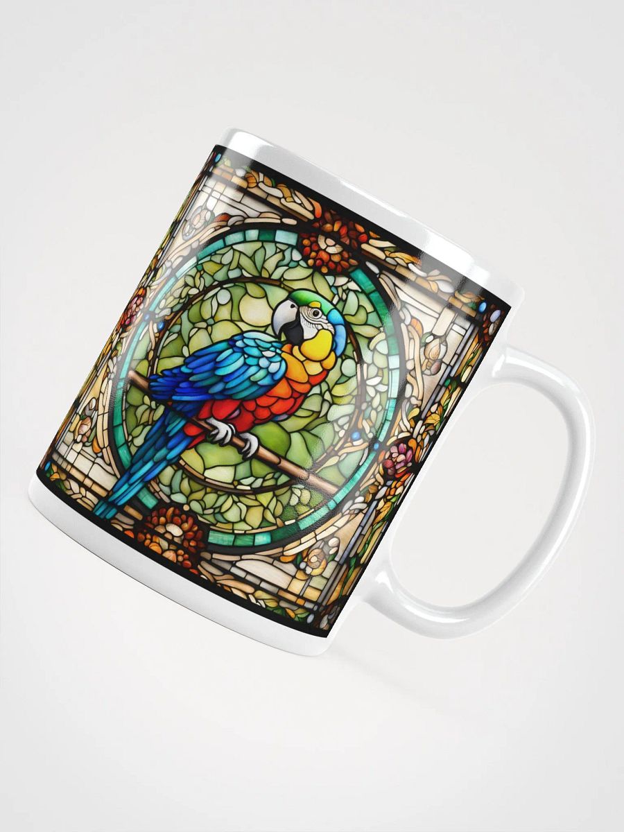 #004 - Catalina Macaw Stained Glass Mug product image (7)
