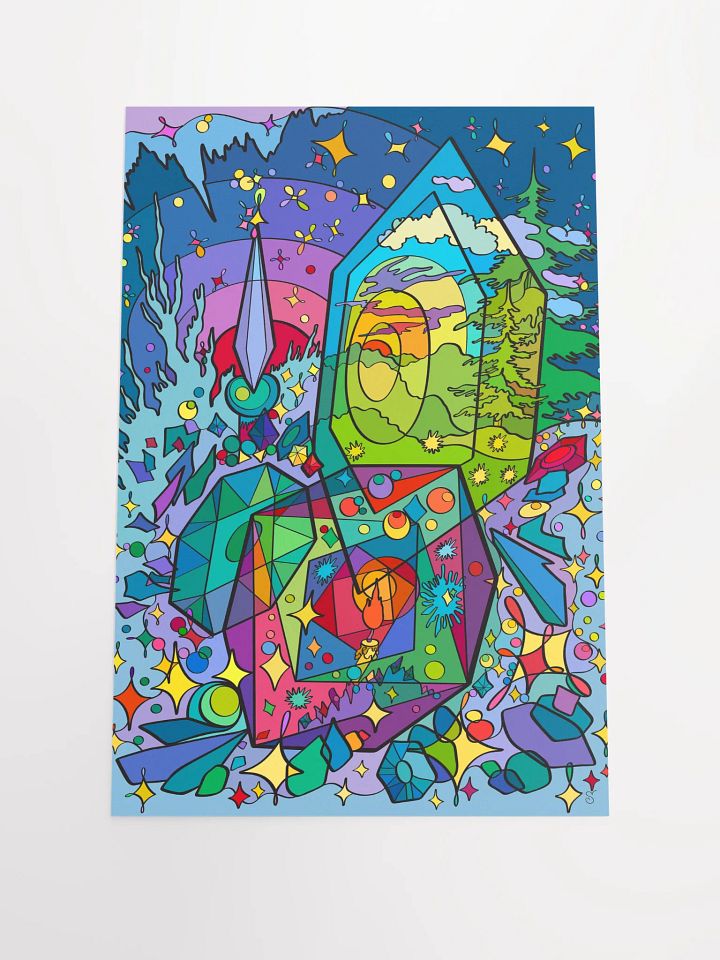 Vibrant Matte Poster Print - Prism of Times product image (1)