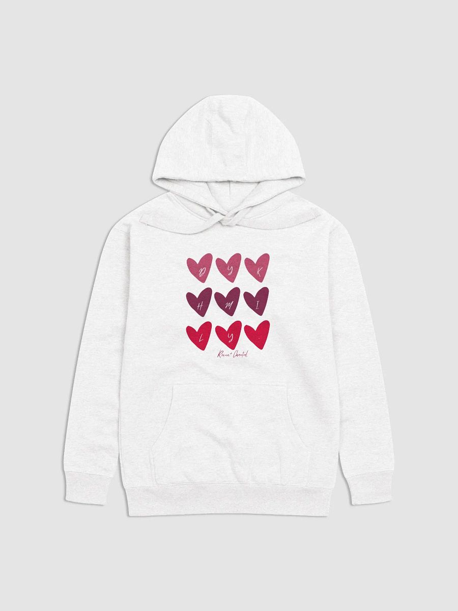 VDAY DYKHMILY HEARTS HOODIE product image (1)