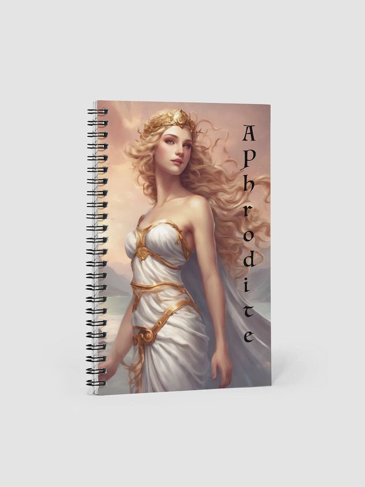 Greek Goddess Aphrodite Spiral Notebook product image (1)