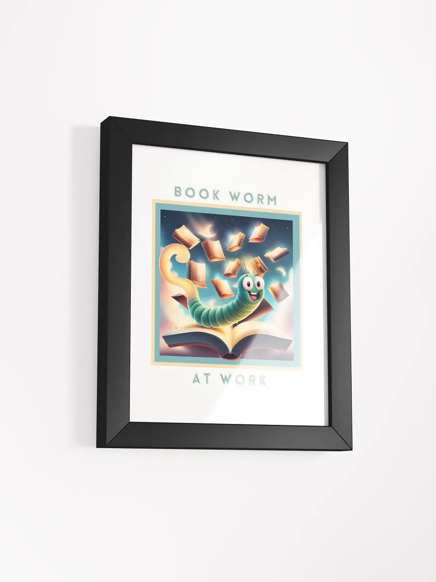 Bookworm at Work Framed Poster product image (56)