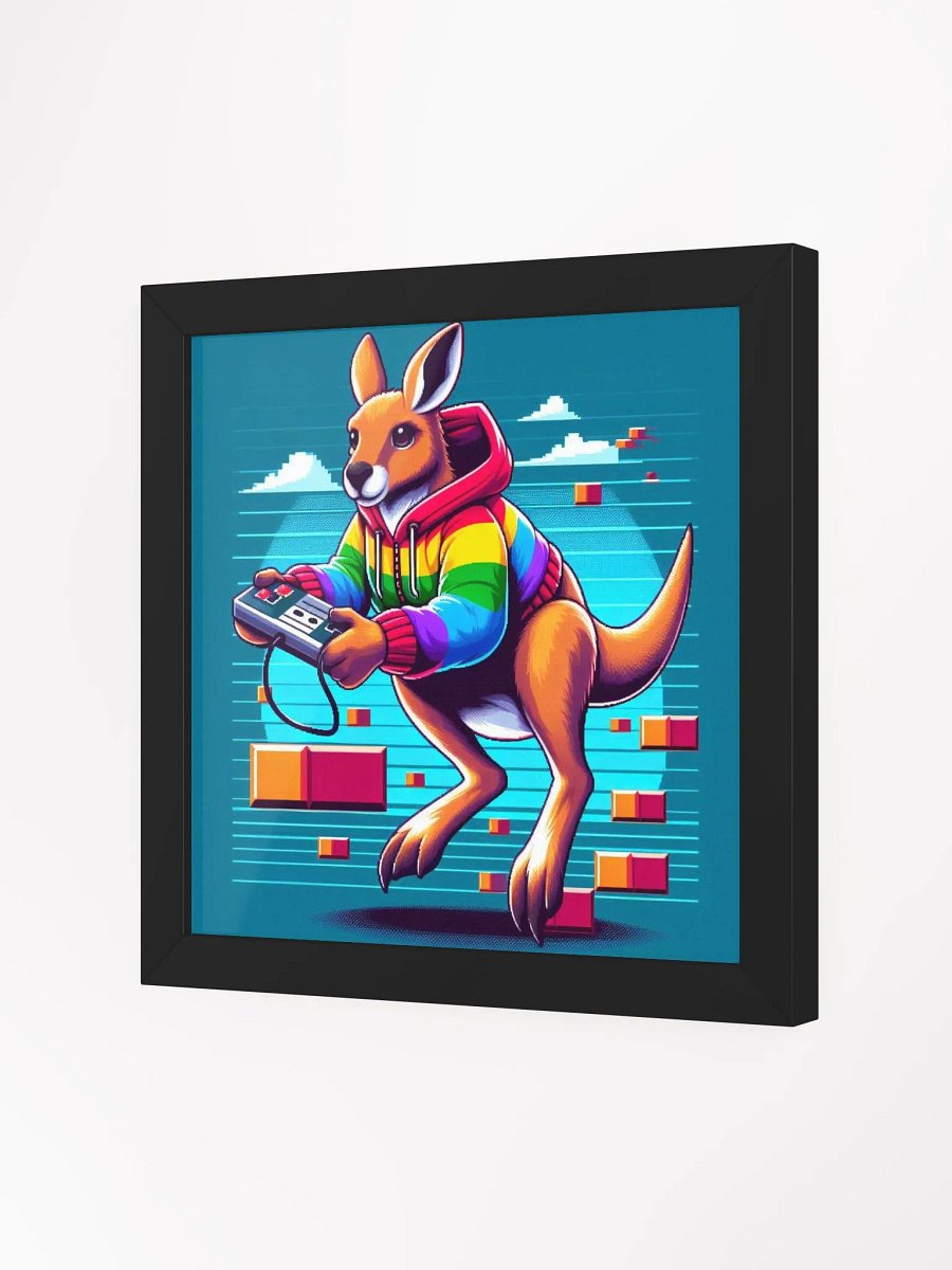 Retro Framed Kangaroo Logo product image (18)