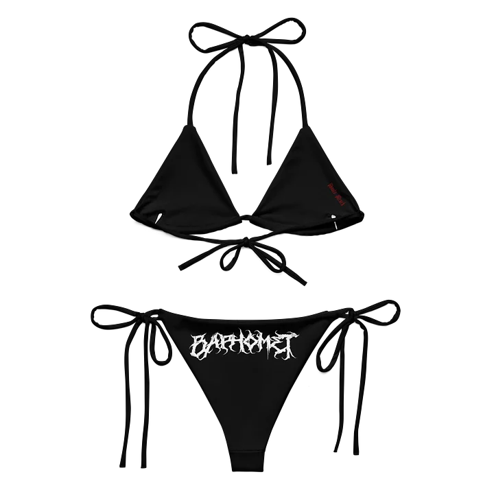Baphomet String Bikini Set - White Edition product image (2)