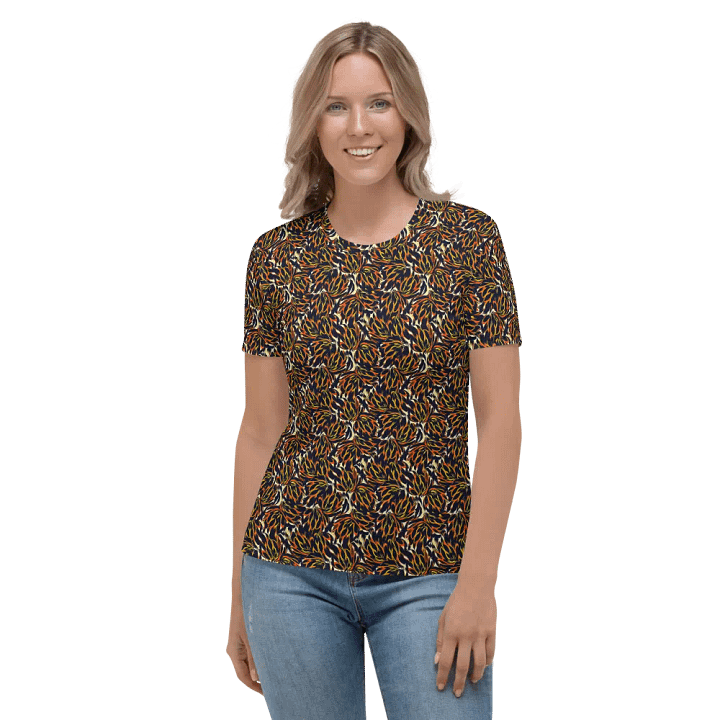 Tiger Flower | Women's Crew Neck T-Shirt product image (1)
