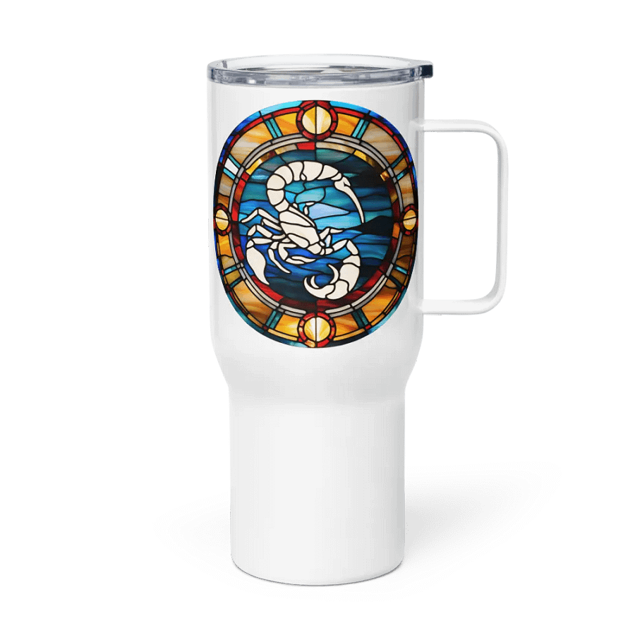 Spiritual Scorpio - Unique Travel Mug Design - Circle Energy product image (3)