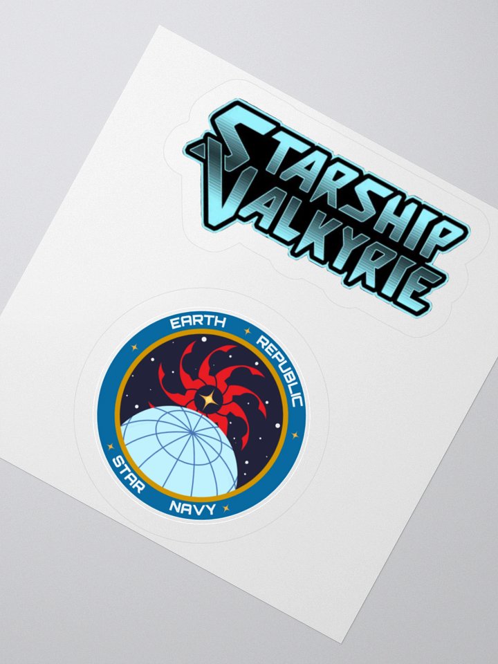 Starship Valkyrie ERSN and Blue Logo Sticker Sheet product image (4)