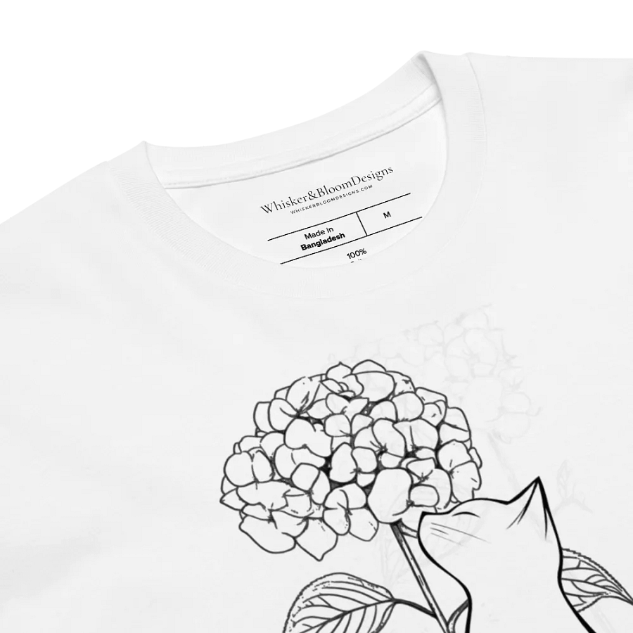 Hydrangea Cat Supreme Comfort Crew Neck Tee product image (21)