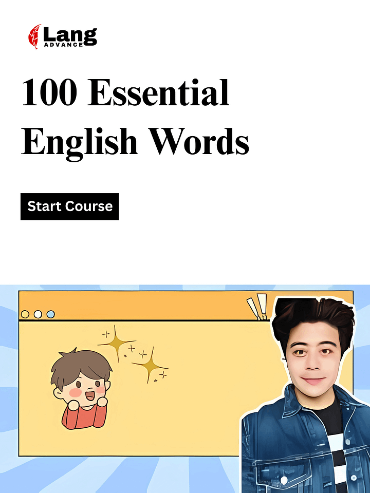 Master the 100 Essential English Words! In English, Chinese product image (1)