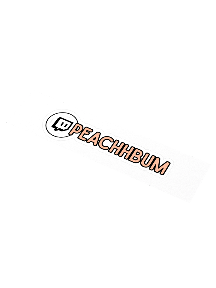 Twitch Peachhbum Sticker product image (1)