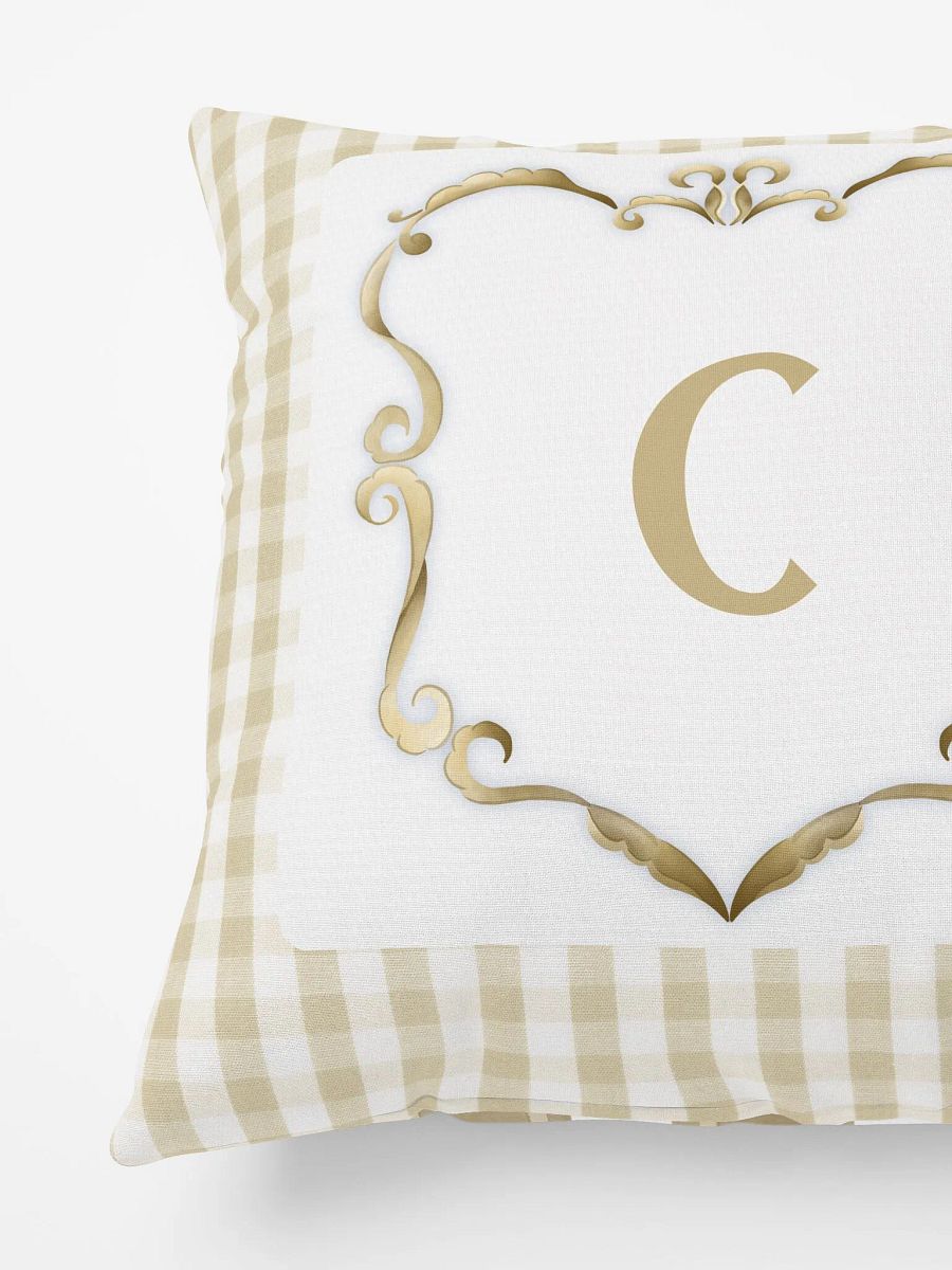 Beige Preppy Charm Pillow C product image (3)
