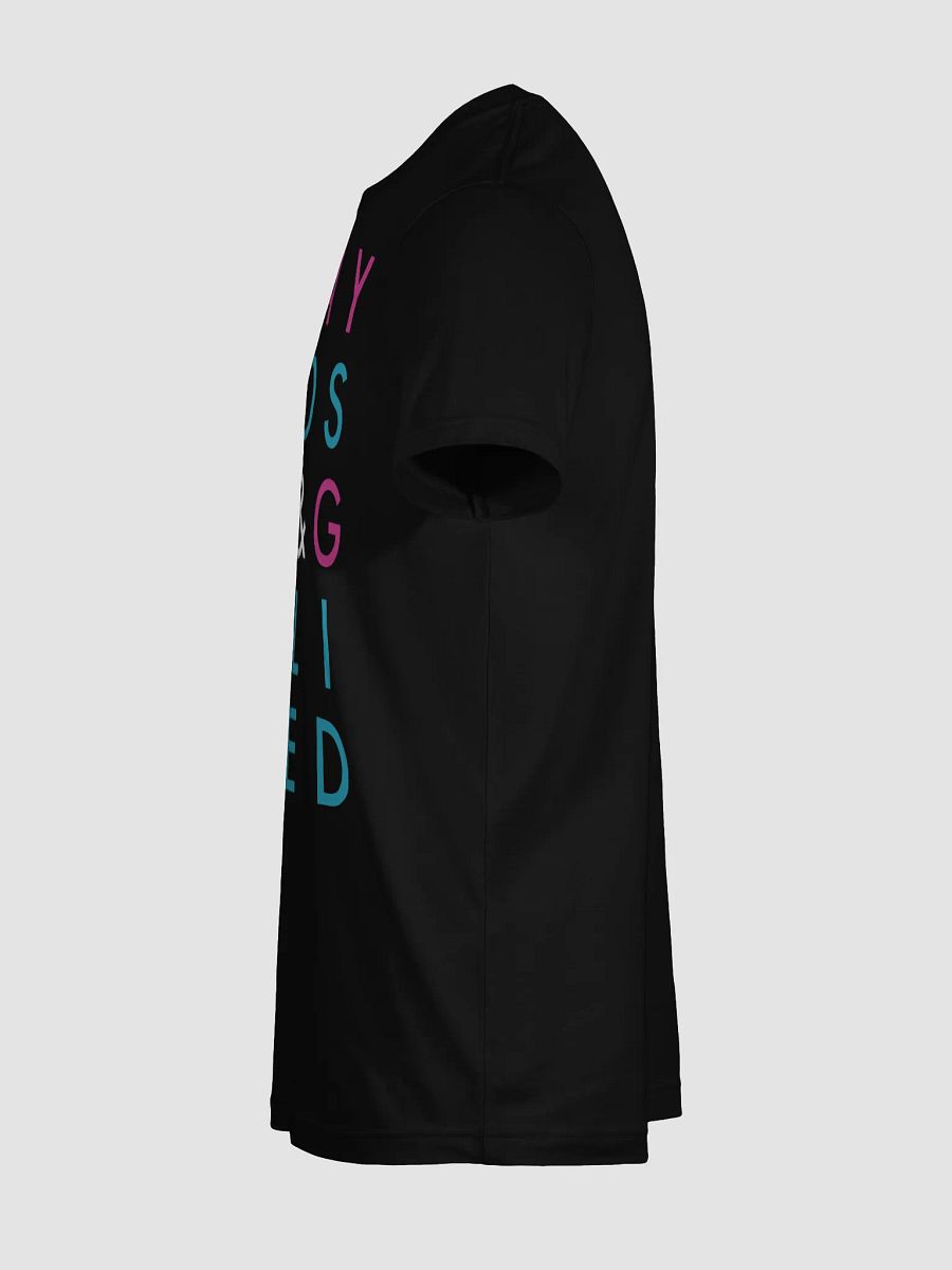Stay Frosty & Get Lifted: Dark Mode Typography Tee product image (11)