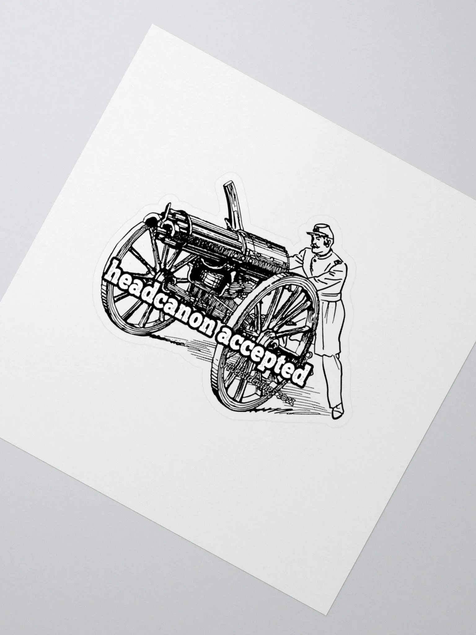 Headcanon Accepted (Sticker) product image (2)