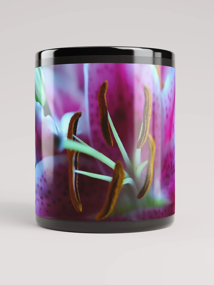 Flowers 32 Black Coffee Mug product image (1)