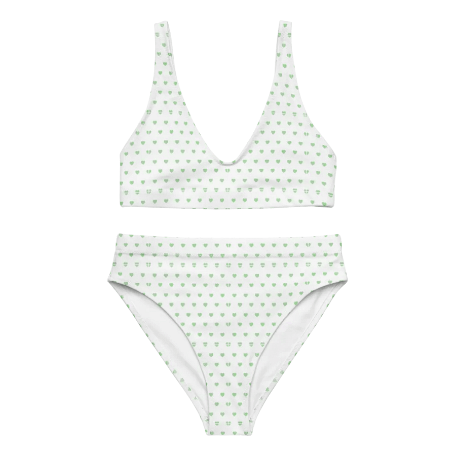 Pastel Heart Seamless Pattern High Waisted Bikini - V7 product image (8)