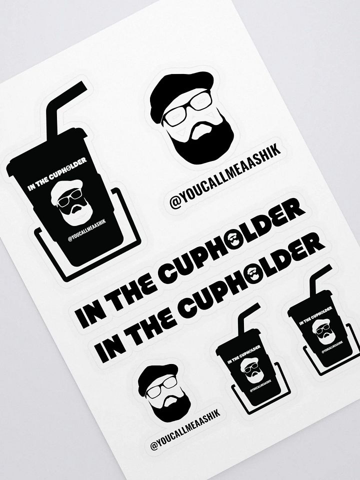 In The Cupholder Sticker Sheet product image (1)