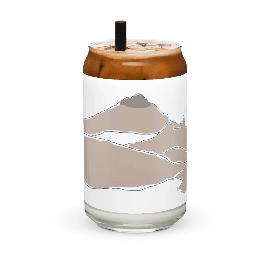 Gilbert Peak glass (tan sketch) product image (36)