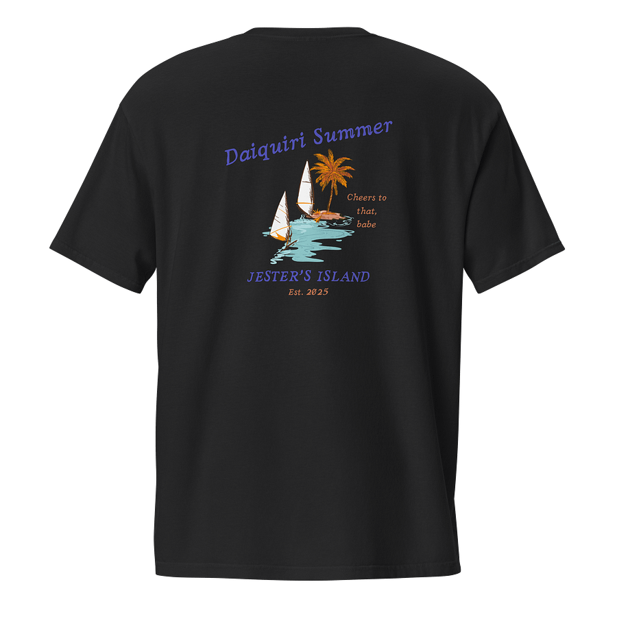 DAIQUIRI SUMMER SAILING POCKET TEE - BLACK product image (1)