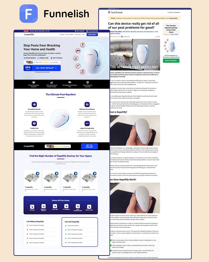 Repellify Funnel | Funnelish product image (1)