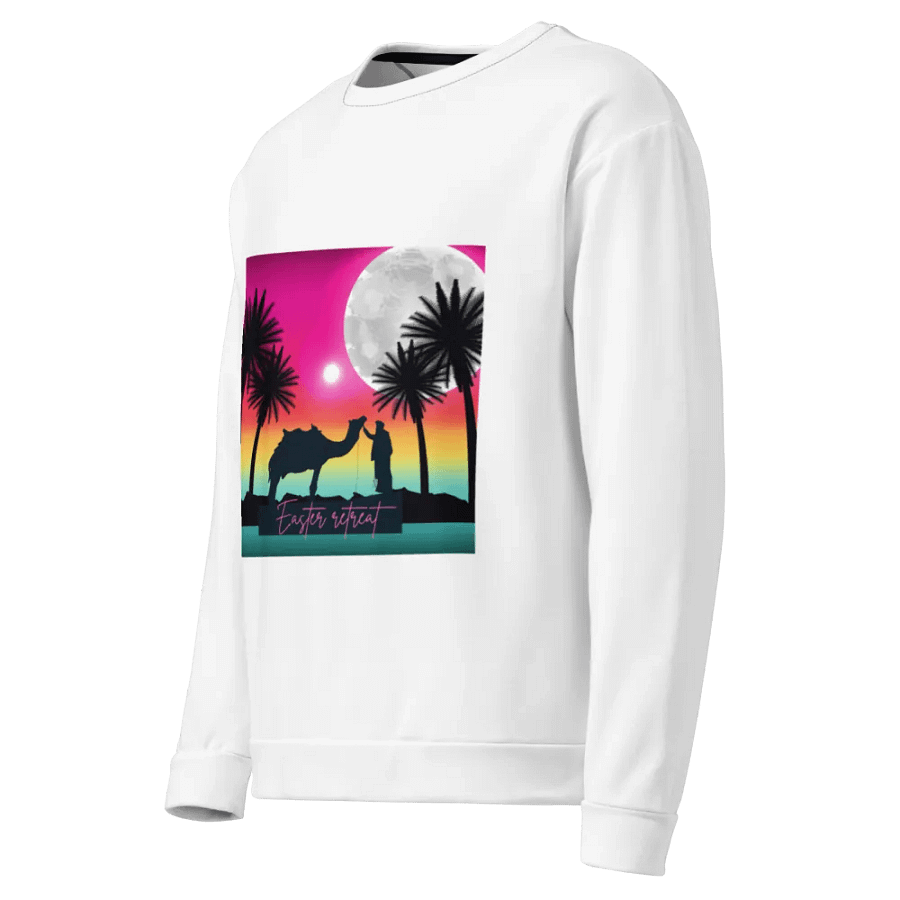Moonlit Camel Retreat Unisex Sweatshirt product image (3)