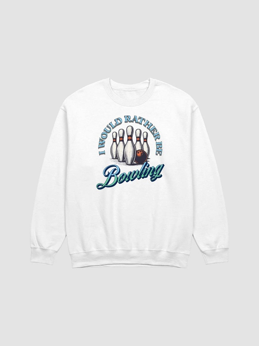 I Would Rather Be Bowling Vintage Pins Crewneck product image (23)