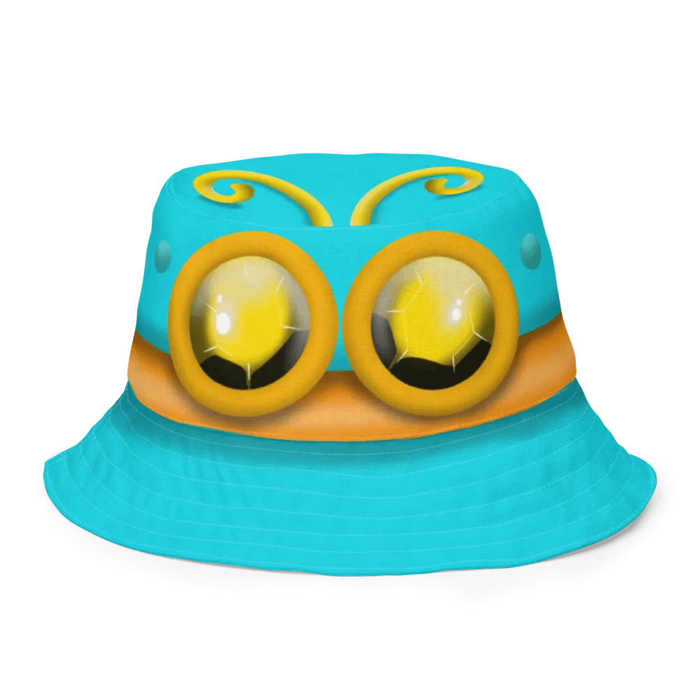Goggle Hat Cuttle Colors - all over print bucket hat - reversible product image (1)