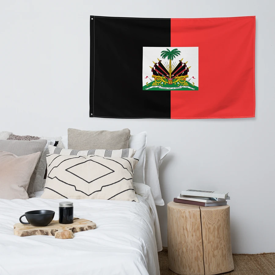 Black and Red Duvalier's Flag product image (4)