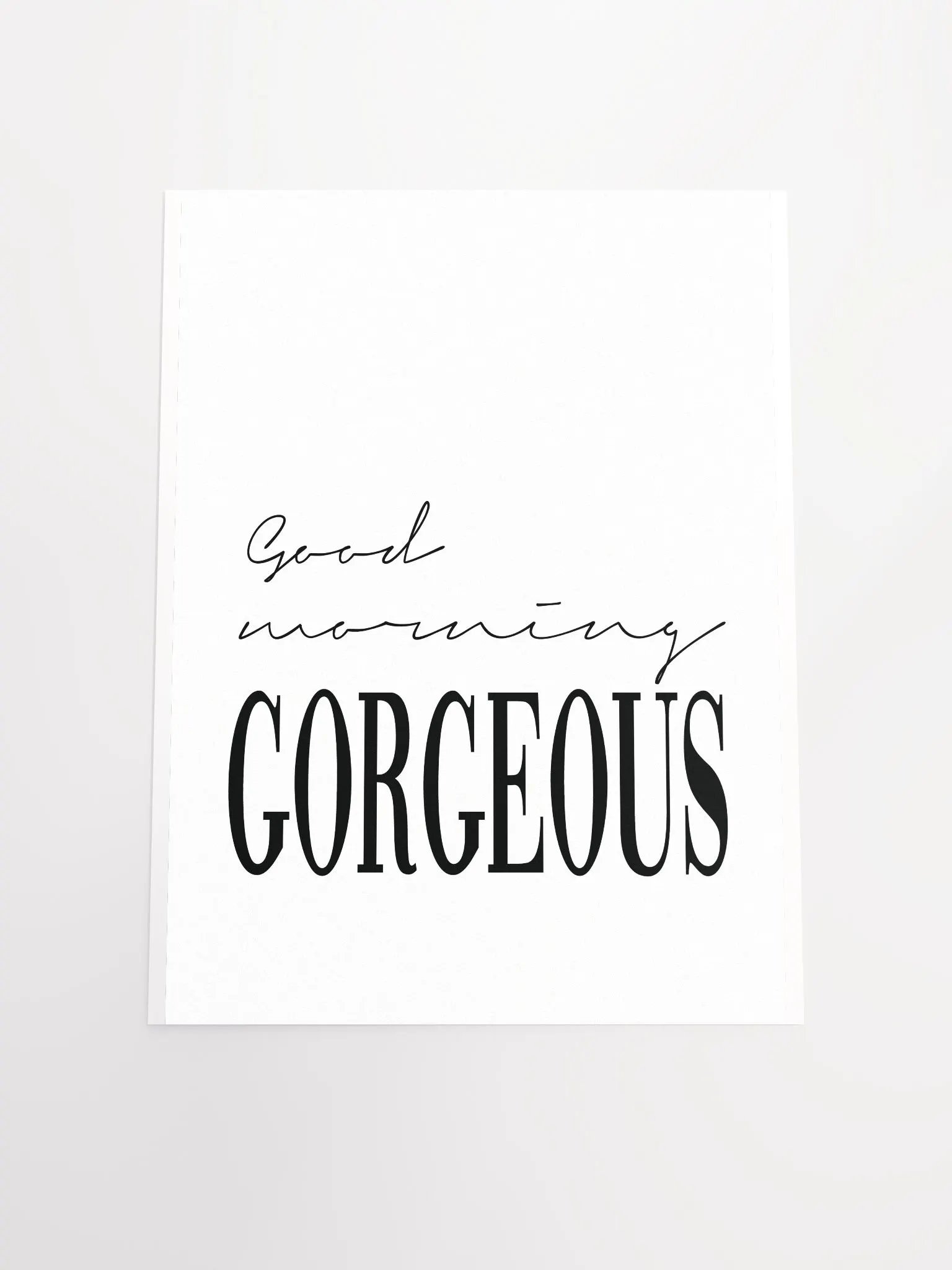 Good morning Gorgeous typography design product image (16)
