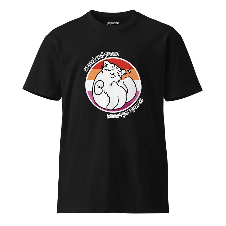 Round and Proud Manul Lesbian Version - AS Colour Unisex T-Shirt product image (1)