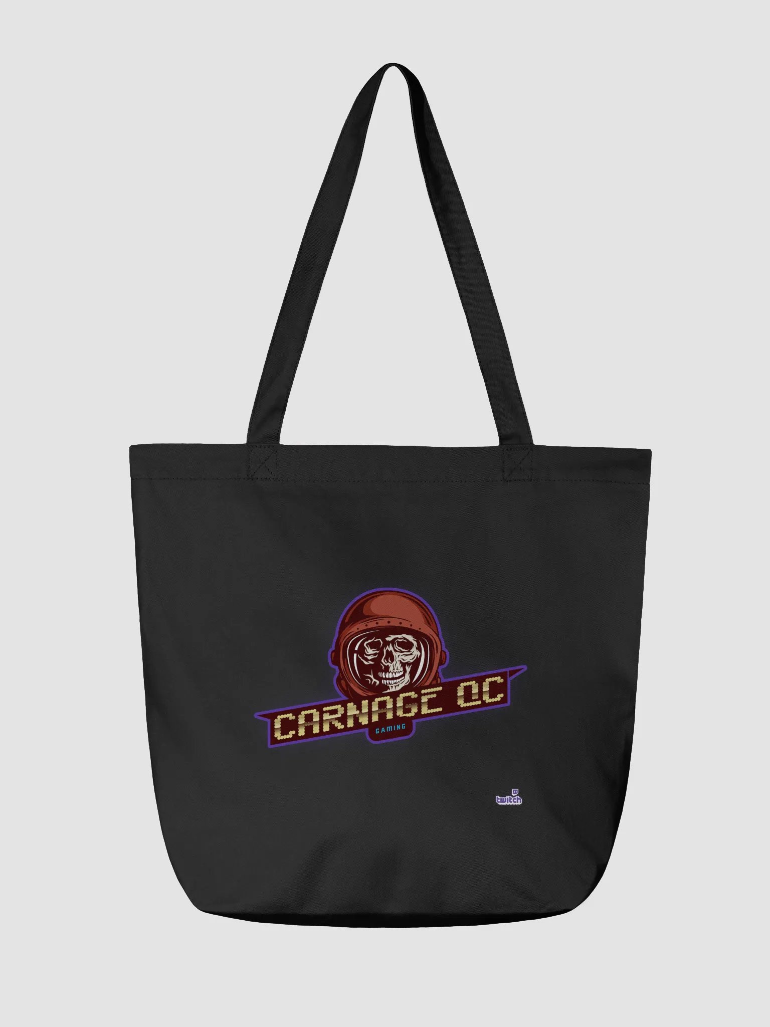CARNAGE QC Gaming Skull Tote Bag product image (2)