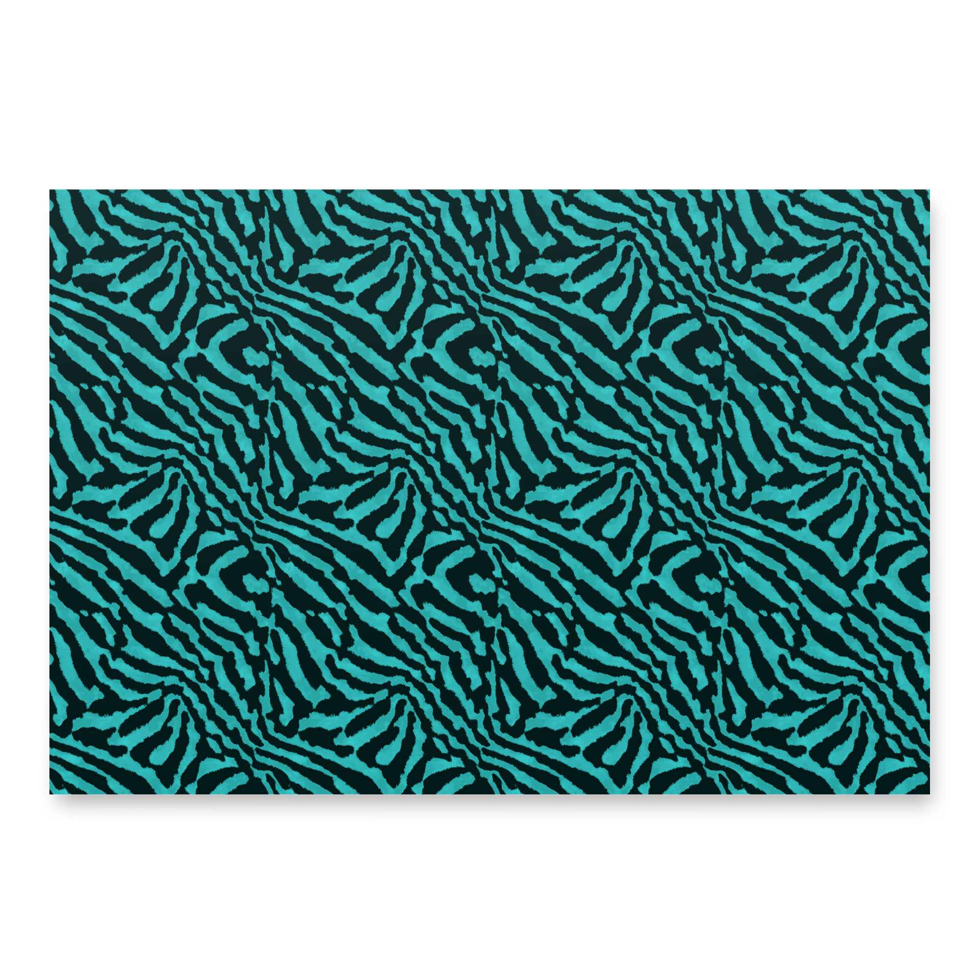 Teal Zebra Paper Sheets product image (3)
