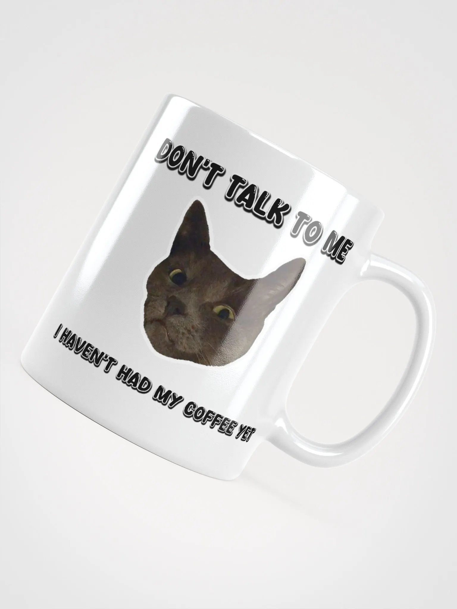 Smokey Mug (White) - I Haven't had my Coffee product image (4)