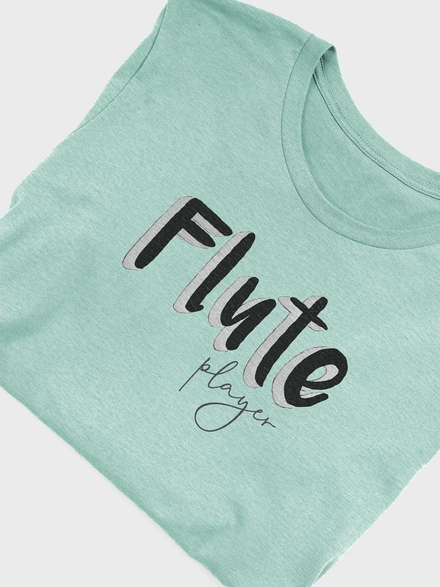 3D Flute Player Typography T-Shirt - Unisex product image (8)
