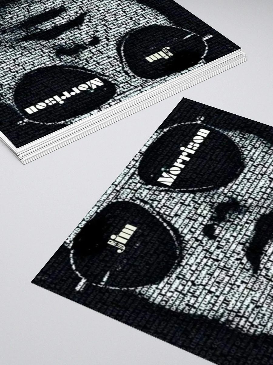 Jim Morrison | Black & White Art Sticker | The American Poet | The Doors product image (7)