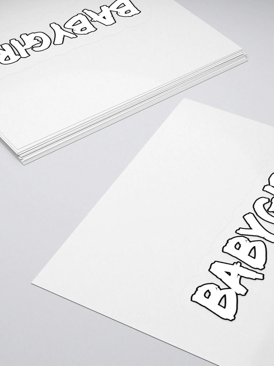 Babygirl Kiss-Cut Sticker product image (4)