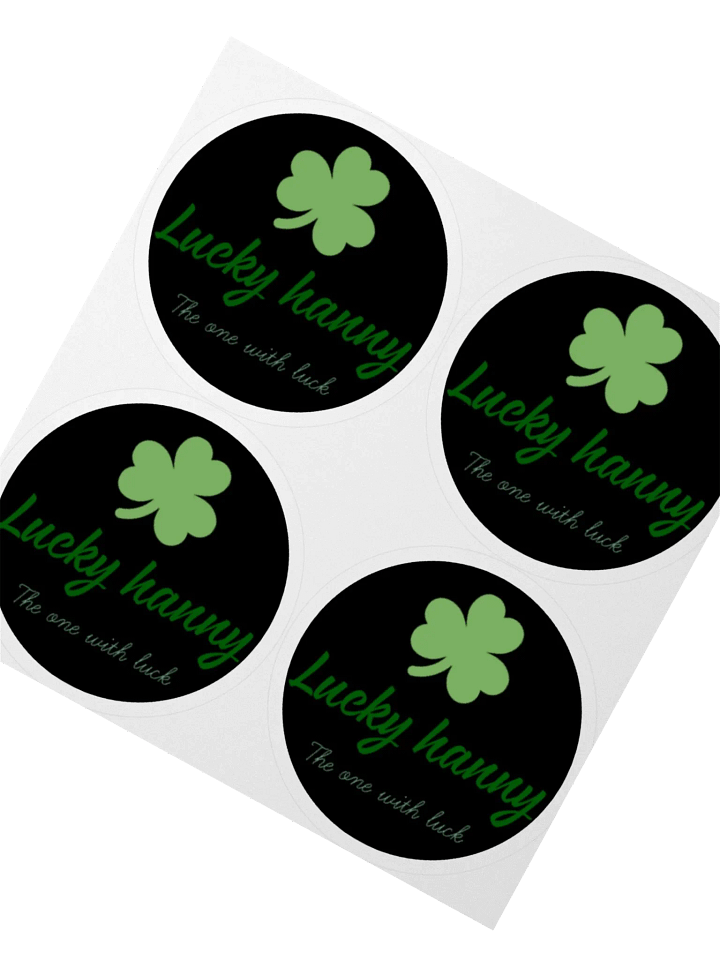 Lucky Hanny Clover Kiss Cut Stickers product image (2)